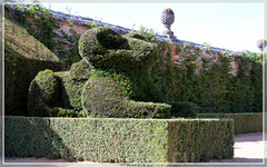 скульптуры из растений,JARDINS DU CHATEAU DU CHAMP DE BATAILLE