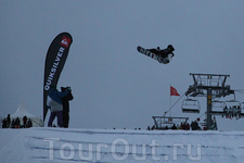 выступления райдеров на фестивале Quiksilver New Star invitational в Игоре