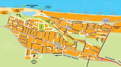 Карта Голубицкой с улицами