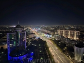 Ночной вид Ташкента