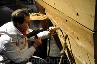 В Морском музее можно даже почувствовать себя плотником, поработав руками :)