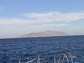 Вид с понтона на остров Тиран