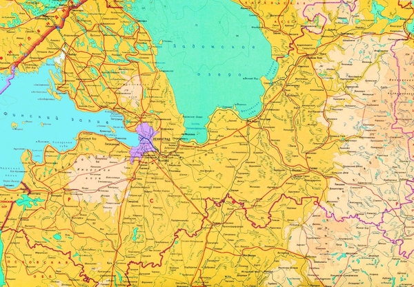 Топографическая карта Ленинградской области. Подробная топографическая карта Ленинградской области
