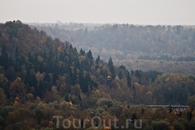 Вид из башни Турайдского замка