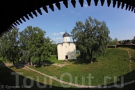 Вид из галереив Ладожской крепости