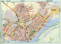 Карта Херсона