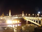 Вечерний Париж. Мост Александра III.