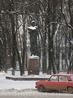 Памятник Ф. Волкову на одноименной площади