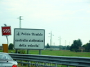 Итальянская полиция от своих дорог постоянно страдает!)) Чего не скажешь о нашей!