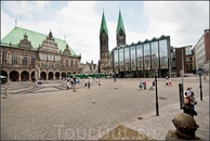 Старый город, центром которого является рыночная площадь (Марктплац, Marktplatz) с Ратушей, построенной в 15 веке в готическом стиле. В центре площади ...
