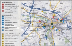 Карта города  Лейпциг