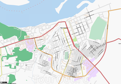 Карта Чистополя с улицами