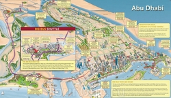 Карта Абу-Даби для туристов
