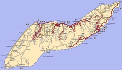 Карта Икарии