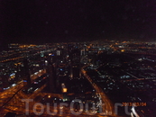 вид Дубая с башни Бурдж-Халифа 4