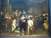 Знаменитая картина Рембранта "Ночной дозор" в Рейкс музее