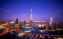 ночная панорама.   Дубай.