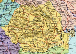 Карта Румынии на русском