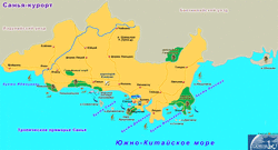 Карта Саньи на русском