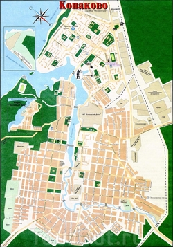 Карта Конаково