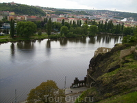 С крепостной стены Вышеграда