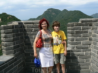 Мы поднялись на самый верх Китайской стены!