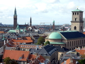 Копенгаген. Вид с круглой башни.