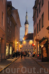 Таллин, Старый город, вечерние огни города