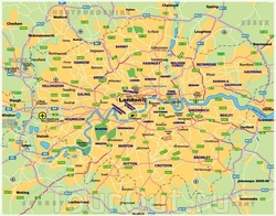 Карта Лондона с районами