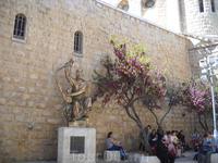 памятник царю Давиду в еврейском квартале Иерусалима