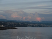 Розовые облака над Риекой