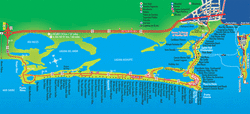 Карта Канкуна
