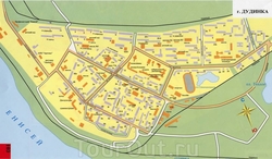 Карта Дудинки
