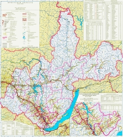 Карта Иркутской области