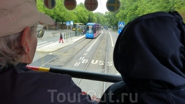 По Стокгольму на верхней палубе.