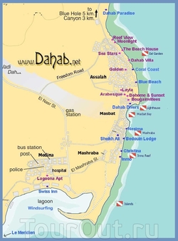 Карта Дахаба