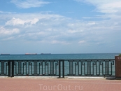 Черное море, набережная Феодосии