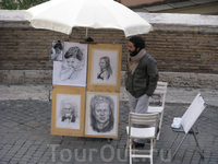 Художник-портретист на Испанской лестнице