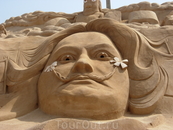 Фестиваль песчаных скульптур в Альбуфейре - "Сальвадор Дали"