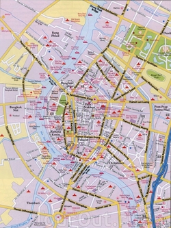 Карта центра Бангкока