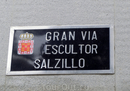 Мы вышли на Гран Виа Мурсии, которая носит имя все того же знаменитого уроженца города Francisco Salzillo.