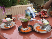 Тунисский чай с мятой и мороженое