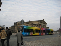 Трамвай в Дрездене