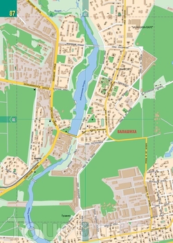 Карта Балашихи с улицами
