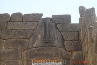 Львиные ворота-входные ворота Микенского акрополя. Построены в 13 веке до н.э. 
