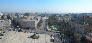 Вид с первого этажа колокольни Софийского музея