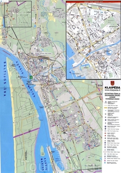 Карта Клайпеды