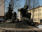 Памятник Семиону Музыке. Площаддь Якуба Колоса.
