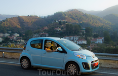 Наш ситроэнчик в горах Троодос)