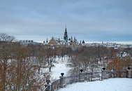 Вид на Стокгольм с площадки Музея.